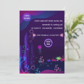 Invitation pour une fête d'anniversaire Under the (Debout devant)