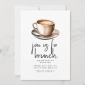Invitation pour une fête de brunch (Devant)