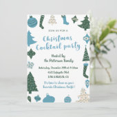Invitation pour une fête de cocktail de Noël Migno (Debout devant)