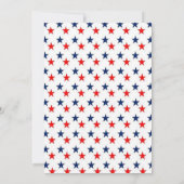 Invitation pour une fête de Cornhole patriotique (Dos)