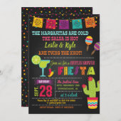 Invitation pour une fête de couples Fiesta (Devant / Derrière)