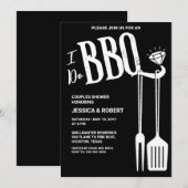 Invitation pour une fête de couples 'Je fais du BB (Devant / Derrière)