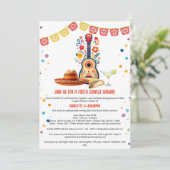 Invitation pour une fête de couples sur le thème d (Debout devant)