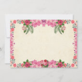 Invitation pour une fête de couples tropicale Aloh (Dos)