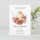 Invitation pour une fête de douche de mariée autou (Debout devant)