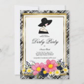 Invitation pour une fête de douche de mariée sur l (Devant)