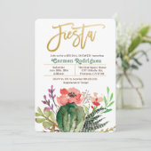 Invitation pour une fête de douche de mariée sur l (Debout devant)