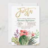 Invitation pour une fête de douche de mariée sur l (Devant)