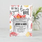 Invitation pour une fête de fiançailles autour d'u (Debout devant)