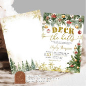 Invitation pour une fête de fiançailles de Noël 'D