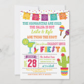 Invitation pour une fête de fiançailles Fiesta - B (Devant)