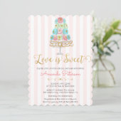 Invitation pour une fête de fiançailles : L'amour (Debout devant)