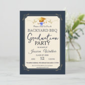 Invitation pour une fête de fin d'études BBQ (Debout devant)