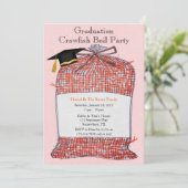 Invitation pour une fête de graduation au barbecue (Debout devant)