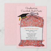 Invitation pour une fête de graduation au barbecue (Devant / Derrière)