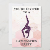 Invitation pour une fête de gymnastique (Devant)