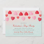 Invitation pour une fête de la Saint-Valentin avec (Devant)