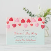 Invitation pour une fête de la Saint-Valentin avec (Debout devant)