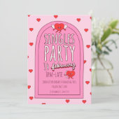 Invitation pour une fête de la Saint-Valentin pour (Debout devant)