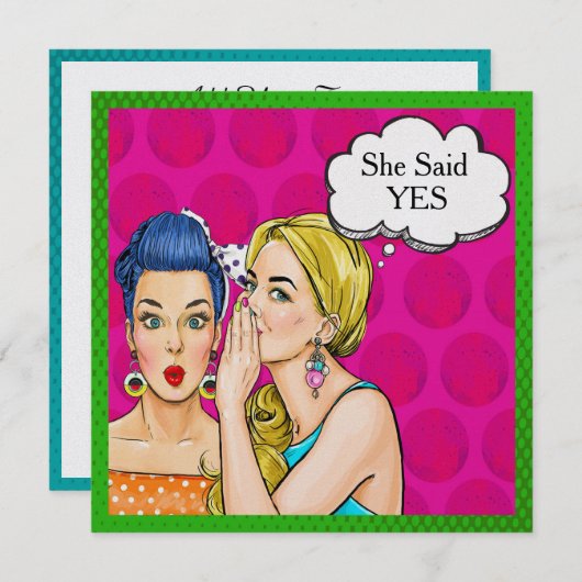 Invitation pour une fête de mariage / Anniversaire (Devant / Derrière)