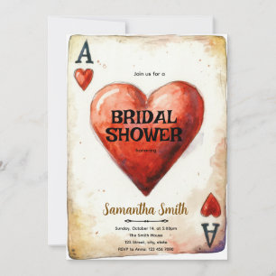 Invitation pour une fête de mariage au casino