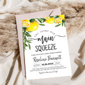 Invitation pour une Fête de Mariage au Citron Main