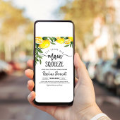 Invitation pour une Fête de Mariage au Citron Main