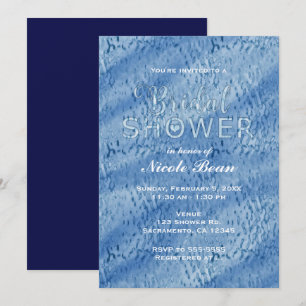 Invitation pour une fête de mariage avec des goutt