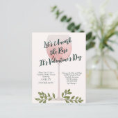 Invitation pour une fête de mariage de la Saint-Va (Debout devant)