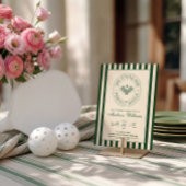 Invitation pour une fête de mariage de pickleball 