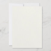 Invitation pour une fête de mariage Fraîchement so (Dos)