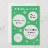 Invitation pour une fête de mini-golf Putt-Putt (Dos)