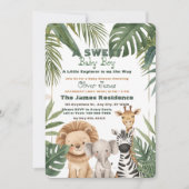 Invitation pour une Fête de Naissance de Petit Gar (Devant)