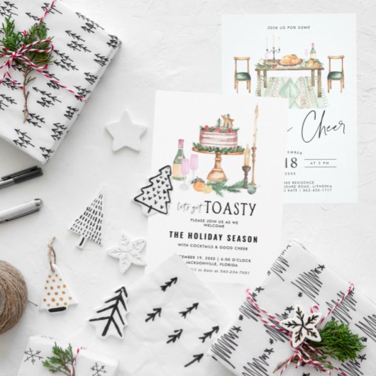 Invitation pour une fête de Noël | Allons-y, faiso