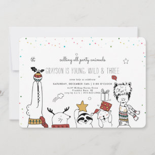 Invitation pour une fête de Noël avec les Animaux 
