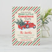 Invitation pour une fête de Noël avec un vieux cam (Debout devant)