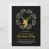 Invitation pour une fête de Noël moderne, Invitati (Devant)