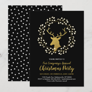 Invitation pour une fête de Noël moderne, Invitati