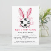 Invitation pour une fête de Pâques Kick & Peep – F (Debout devant)