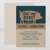 Invitation pour une fête de porc rôti & Toast (Devant / Derrière)