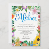 Invitation pour une fête de remise de diplôme Luau (Devant)