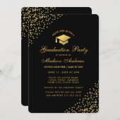 Invitation pour une fête de remise de diplômes ave (Devant / Derrière)