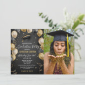 Invitation pour une fête de remise de diplômes ave (Debout devant)