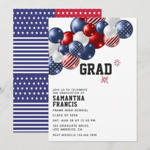 Invitation pour une fête de remise de diplômes ave