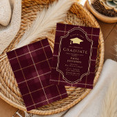 Invitation pour une fête de remise de diplômes Gin