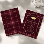 Invitation pour une fête de remise de diplômes Gin