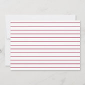 Invitation pour une fête de remise de diplômes rou (Dos)