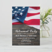 Invitation pour une fête de retraite militaire ave (Debout devant)