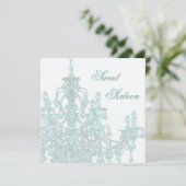 Invitation pour une fête de seize ans avec lustre (Debout devant)