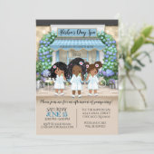 Invitation pour une fête de spa afro-américaine (Debout devant)